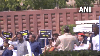 
      
      Opposition MPs hold protest march from Parliament to ED office
      
      