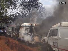 
      
      Telangana: 50 govt ambulances gutted in fire
      
      