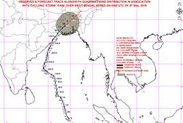 
      
      Cyclone Fani to 'weaken further' in next 6 hours, lay centred...
      
      
