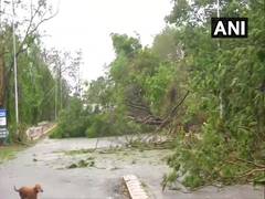 
      
      Cyclone Fani weakens
      
      