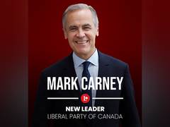 
      
      Canada's Liberal Party elects Mark Carney as its leader
      
      