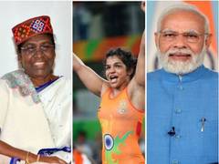 
      
      President Murmu, PM Modi laud wrestler Sakshi Malik on gold medal
      
      