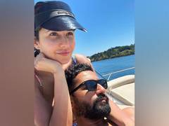 
      
      Katrina Kaif, Vicky Kaushal get closer to nature on vacation
      
      