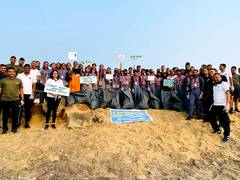 
      
      Andhra: Navy conducts clean coastal drive at Visakhapatnam
      
      