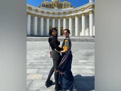 
      
      Taapsee Pannu channels her love for saree in Moscow
      
      