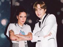 
      
      Halsey shares birthday wish for 'twin' BTS' Suga
      
      