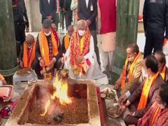 
      
      Haryana CM Manohar Lal Khattar offers prayers for long life...
      
      