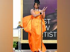 
      
      Megan Thee Stallion takes home Grammy for Best New Artist,...
      
      