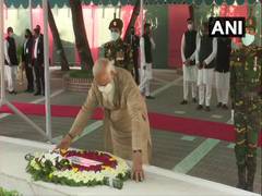 
      
      PM Modi pays tribute to Sheikh Mujibur Rahman at Bangabandhu...
      
      