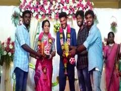 
      
      Couple gifted with bottles of Petrol, diesel as unique wedding gi
      
      