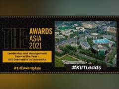 
      
      KIIT wins 'THE Awards Asia 2021' in 'Leadership and...
      
      
