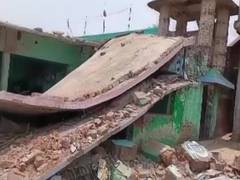 
      
      Madarsa building damaged in blast in Bihar's Banka
      
      