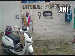 
      
      World's highest electric vehicle charging station inaugurated...
      
      