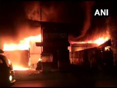 
      
      Fire breaks out at godown in Hyderabad
      
      