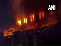 
      
      Fire at godown in Delhi's Harkesh Nagar 
      
      