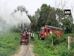 
      
      Container carrying medicines catches fire in Telangana's...
      
      