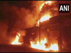 
      
      Fire breaks out in UP's Rampur
      
      