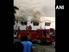 
      
      Fire breaks out at DLW building in UP's Varanasi 
      
      