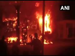 
      
      Andhra Pradesh: Fire breaks out in petrol bunk due to lorry...
      
      