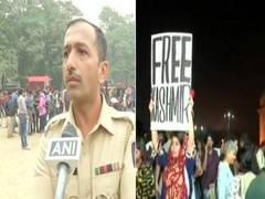
      
      Taken serious cognisance of 'free Kashmir' poster seen at...
      
      