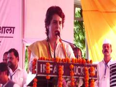 
      
      Those present here will fight: Priyanka Gandhi to party workers
      
      