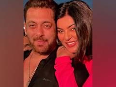 
      
      Sushmita Sen shares click with Salman Khan from Eid party
      
      
