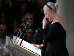 
      
      Meghan McCain remembers father on his death anniversary
      
      