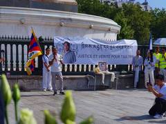 
      
      Tibetans in France hold protest demanding justice for Tsultrim Ts
      
      