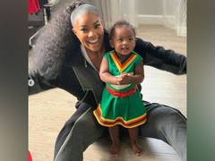 
      
      Gabrielle Union's daughter dresses adorably in cheerleading...
      
      