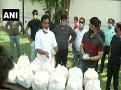 
      
      Sourav Ganguly visits ISKCON, distributes food to needy
      
      