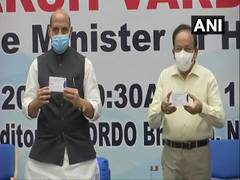 
      
      Rajnath Singh, Harsh Vardhan release first batch of DRDO's...
      
      