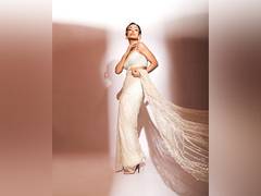 
      
      Malaika Arora dazzles in sheer ivory saree
      
      