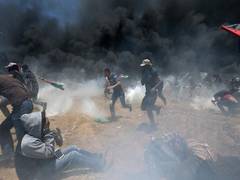 
      
      Israeli military attacks Gaza in response to rocket attack
      
      