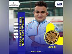 
      
      President congratulates para-powerlifter Sudhir for winning gold
      
      