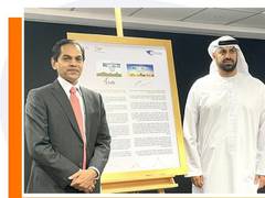 
      
      Physical copy of India-UAE Joint Commemorative Stamp launched 
      
      