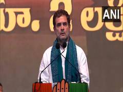 
      
      Rahul Gandhi takes 'raja' jibe at KCR 
      
      