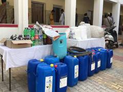 
      
      Illegal, fake liquor racket busted in Ludhiana, one arrested
      
      