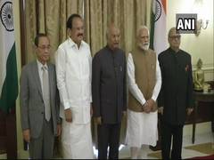 
      
      Justice Pinaki Chandra Ghose takes oath as first Lokpal
      
      
