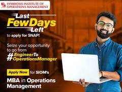 
      
      SIOM Nashik's unique MBA program in Operations Management...
      
      