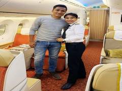 
      
      Former skipper Gouramangi 'immensely proud' as pilot wife...
      
      