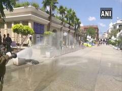 
      
      Golden Temple premises disinfected amid Covid-19 outbreak 
      
      
