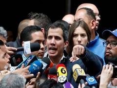 
    Guaido hails entry of aid into Venezuela
    