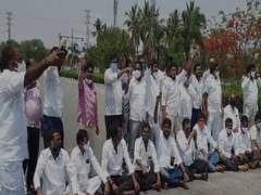 
      
      Land grabbing allegation: Etela Rajender's supporters stage...
      
      