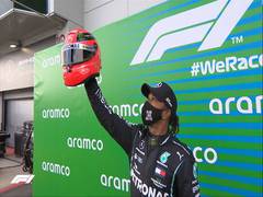 
      
      Hamilton equals Schumacher's record with 91st win at Eifel GP...
      
      