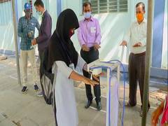 
      
      K'taka: Engineering students develop touchless hand...
      
      