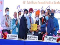 
      
      Delhi Medical Association honours Harsh Vardhan for exemplary...
      
      