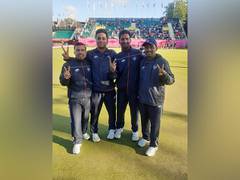 
      
      CWG: Indian men's fours team strikes silver in lawn bowls final
      
      