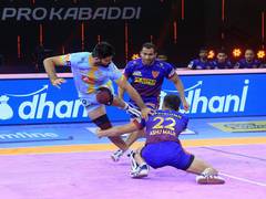 
      
      PKL: UP Yoddha thrash Dabang Delhi KC to improve playoff chances
      
      