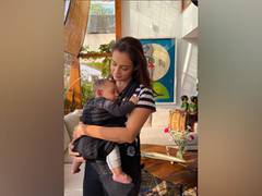 
      
      Dia Mirza shares adorable glimpse of her son Avyaan 
      
      