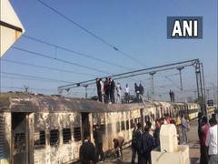 
      
      Fire breaks out in passenger train near Meerut, no injuries...
      
      